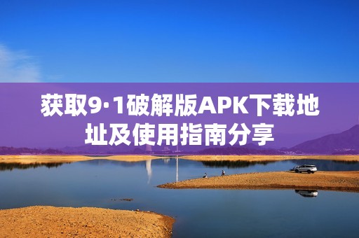 獲取9·1破解版APK下載地址及使用指南分享