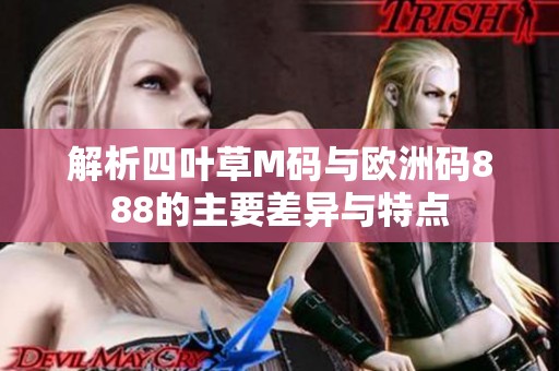 解析四葉草M碼與歐洲碼888的主要差異與特點(diǎn)