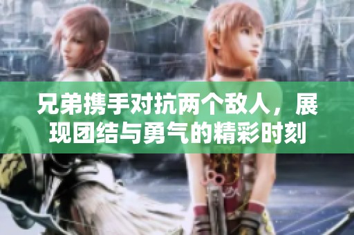 兄弟攜手對抗兩個敵人，展現(xiàn)團結與勇氣的精彩時刻