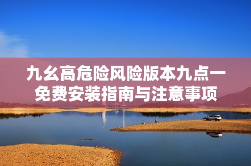 九幺高危險風(fēng)險版本九點一免費安裝指南與注意事項