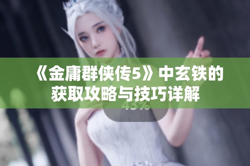《金庸群俠傳5》中玄鐵的獲取攻略與技巧詳解