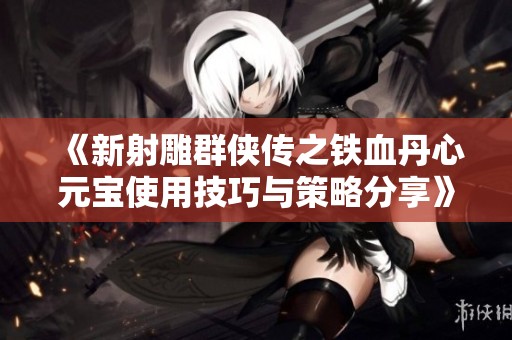 《新射雕群俠傳之鐵血丹心元寶使用技巧與策略分享》