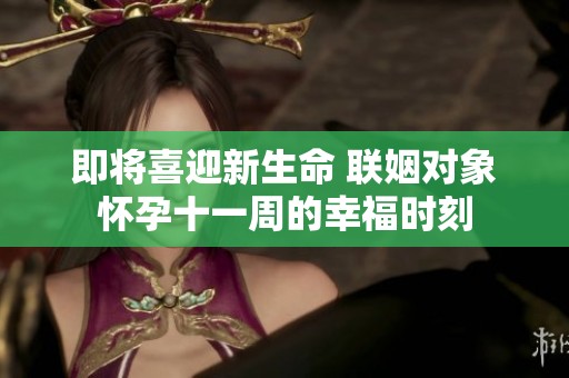 即將喜迎新生命 聯(lián)姻對(duì)象懷孕十一周的幸福時(shí)刻