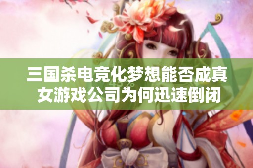 三國殺電競化夢想能否成真 女游戲公司為何迅速倒閉