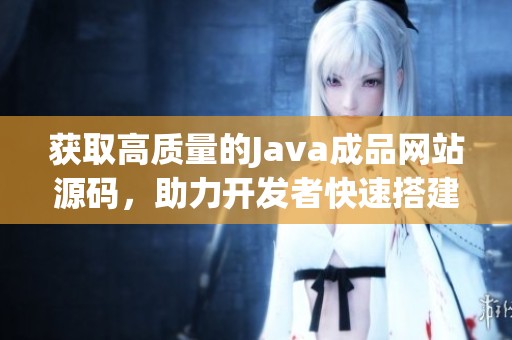 獲取高質(zhì)量的Java成品網(wǎng)站源碼，助力開發(fā)者快速搭建項目