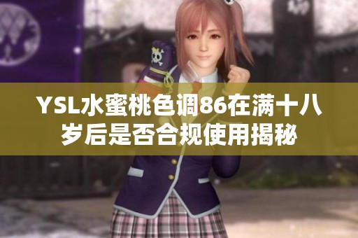 YSL水蜜桃色調(diào)86在滿(mǎn)十八歲后是否合規(guī)使用揭秘
