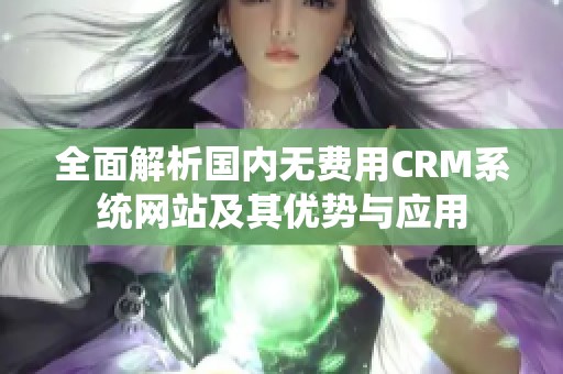 全面解析國內無費用CRM系統(tǒng)網站及其優(yōu)勢與應用