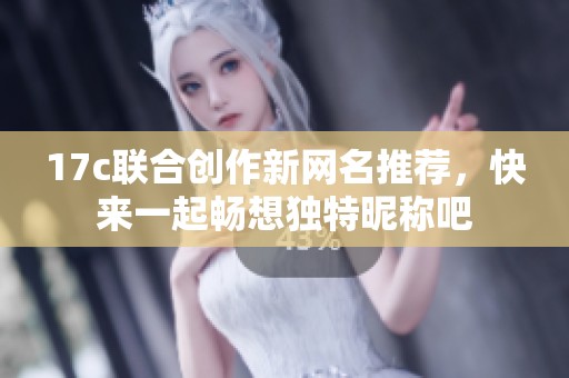 17c聯(lián)合創(chuàng)作新網(wǎng)名推薦，快來一起暢想獨(dú)特昵稱吧