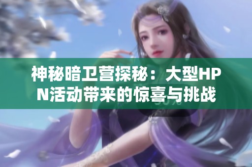 神秘暗衛(wèi)營探秘：大型HPN活動帶來的驚喜與挑戰(zhàn)