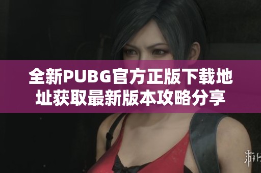 全新PUBG官方正版下載地址獲取最新版本攻略分享