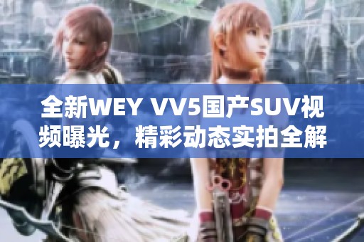 全新WEY VV5國產(chǎn)SUV視頻曝光，精彩動態(tài)實拍全解析