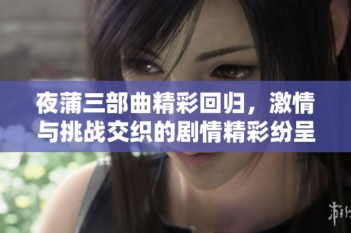 夜蒲三部曲精彩回歸，激情與挑戰(zhàn)交織的劇情精彩紛呈
