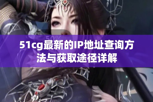 51cg最新的IP地址查詢方法與獲取途徑詳解