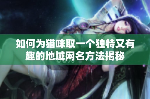 如何為貓咪取一個獨特又有趣的地域網(wǎng)名方法揭秘