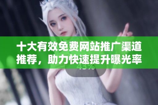 十大有效免費網(wǎng)站推廣渠道推薦，助力快速提升曝光率