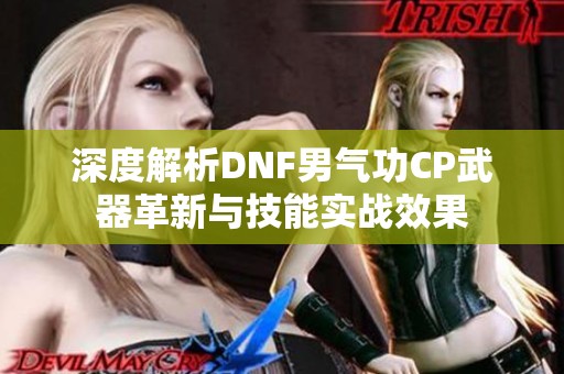 深度解析DNF男氣功CP武器革新與技能實(shí)戰(zhàn)效果
