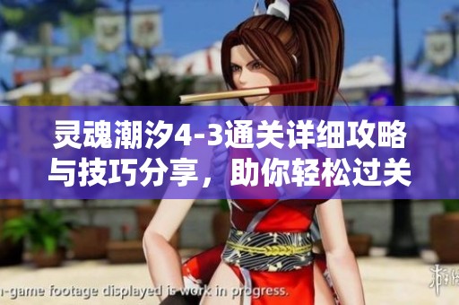 靈魂潮汐4-3通關(guān)詳細(xì)攻略與技巧分享，助你輕松過(guò)關(guān)