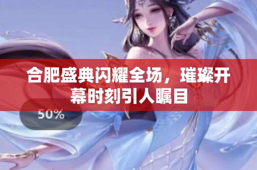 合肥盛典閃耀全場(chǎng)，璀璨開幕時(shí)刻引人矚目