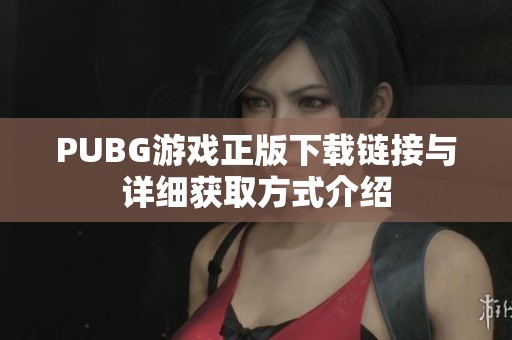 PUBG游戲正版下載鏈接與詳細獲取方式介紹