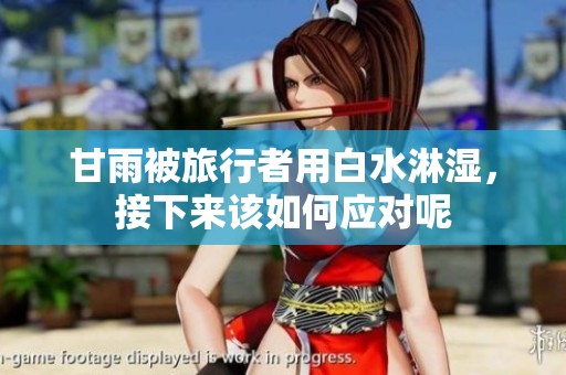 甘雨被旅行者用白水淋濕，接下來該如何應(yīng)對(duì)呢